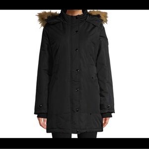Black Insulated jacket and Water-Resistant Fabric